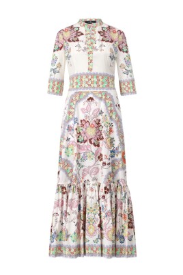 floral-a-line-dress-with-v-neck