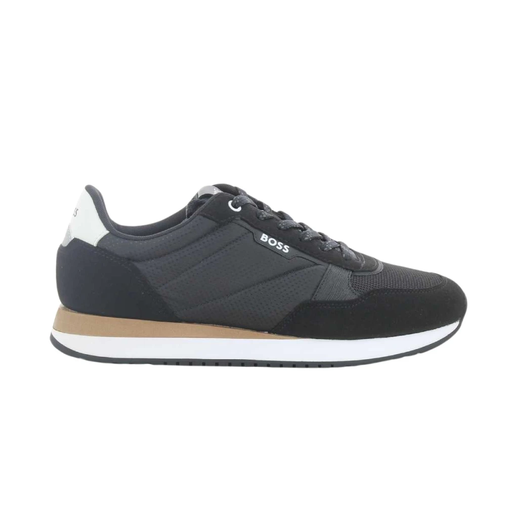 Hugo Boss Zwarte KAI Runn W23 Herenschoenen Black Heren