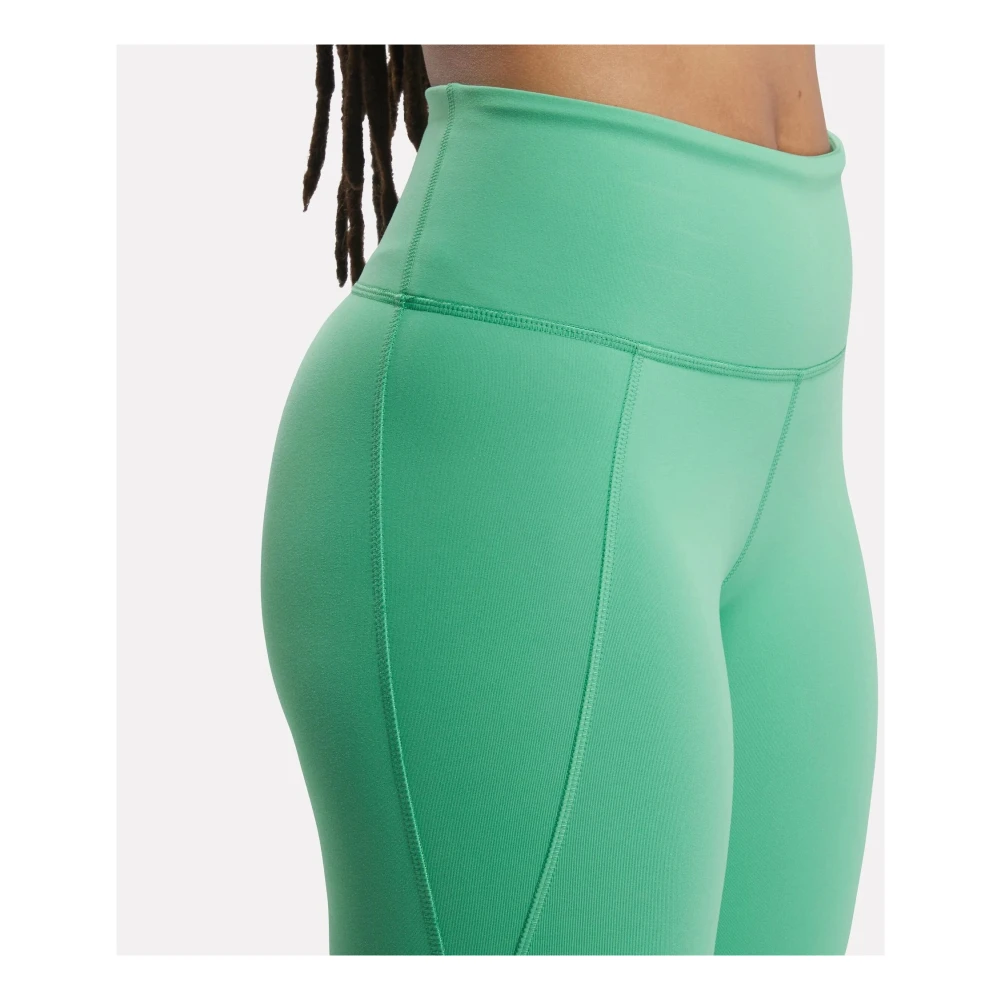 Reebok Lux High Rise Tight Leggings Green Dames