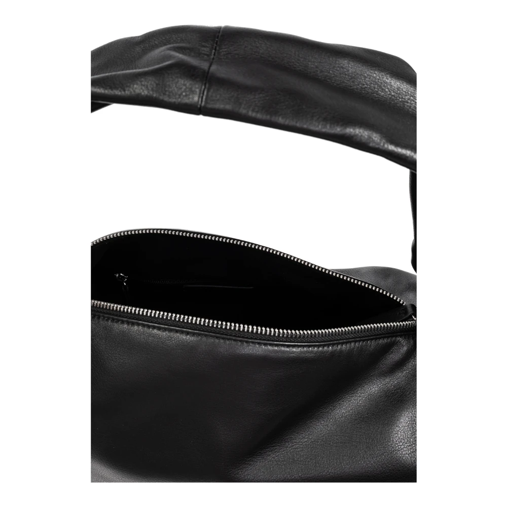 Dsquared2 Leren Schoudertas Black Dames