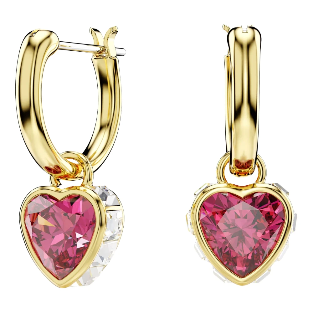 Swarovski Ohrhänger Stilla, Gelbgold, Rosa Metall für Damen 5684760, Christ - Bild 2