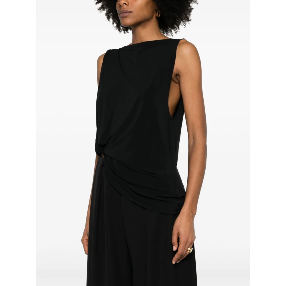 Jacquemus Zwarte Elegante Top voor Vrouwen Black Dames