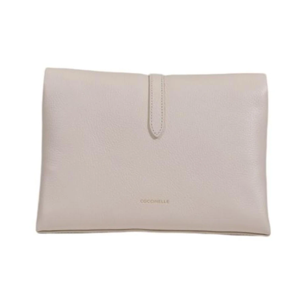 Coccinelle Witte Leren Handtas Dames Tassen Collectie White Dames
