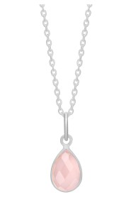 Sophie necklace rosa silver