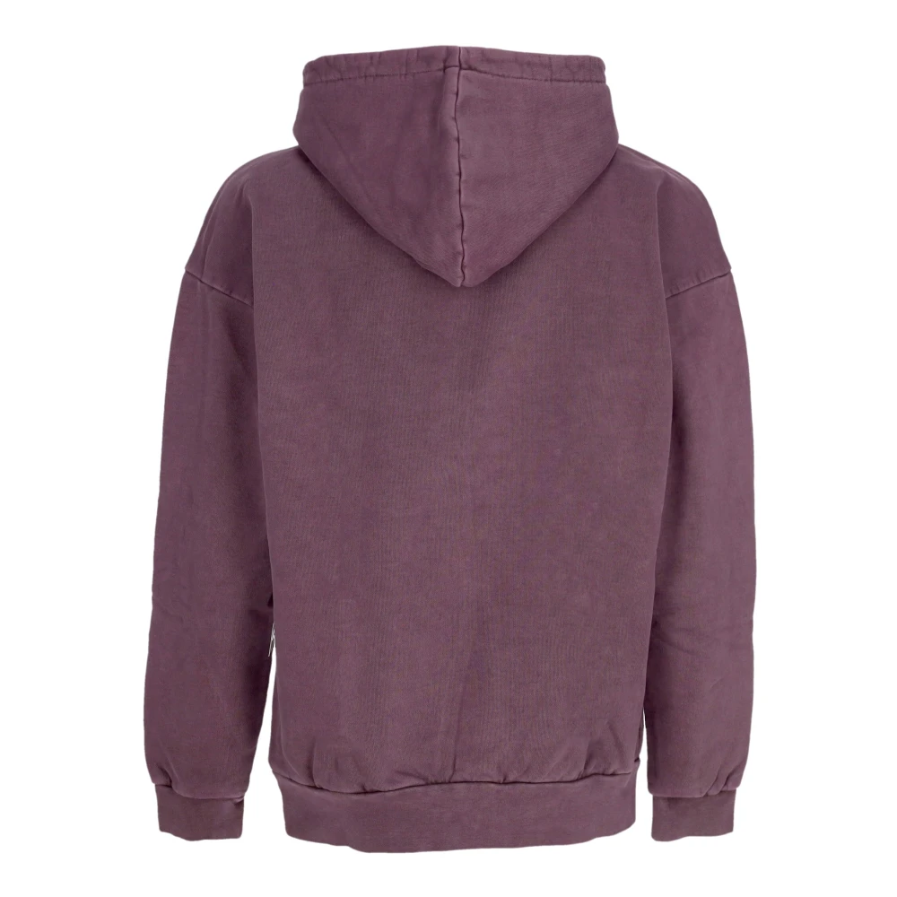Obey Capuchon Fleece Sweatshirt Pruim Purple Heren