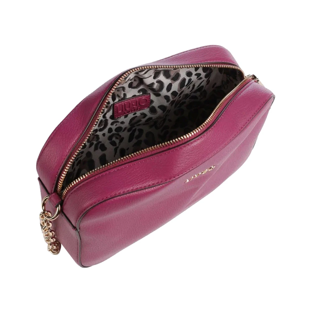 Liu Jo Fuchsia Schoudertas Modern Ontwerp Pink Dames