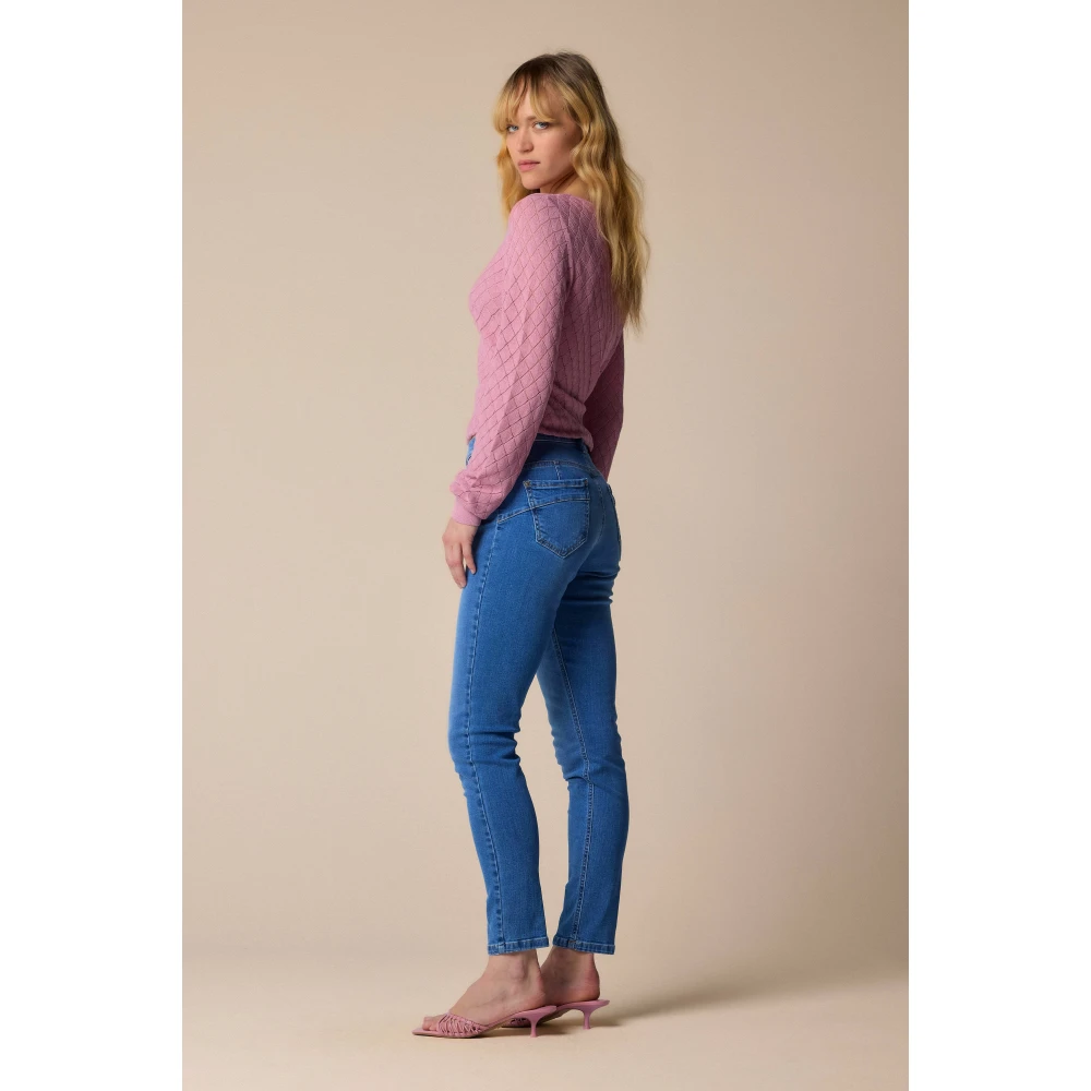 Kocca Slim Fit Denim Jeans Blue Dames