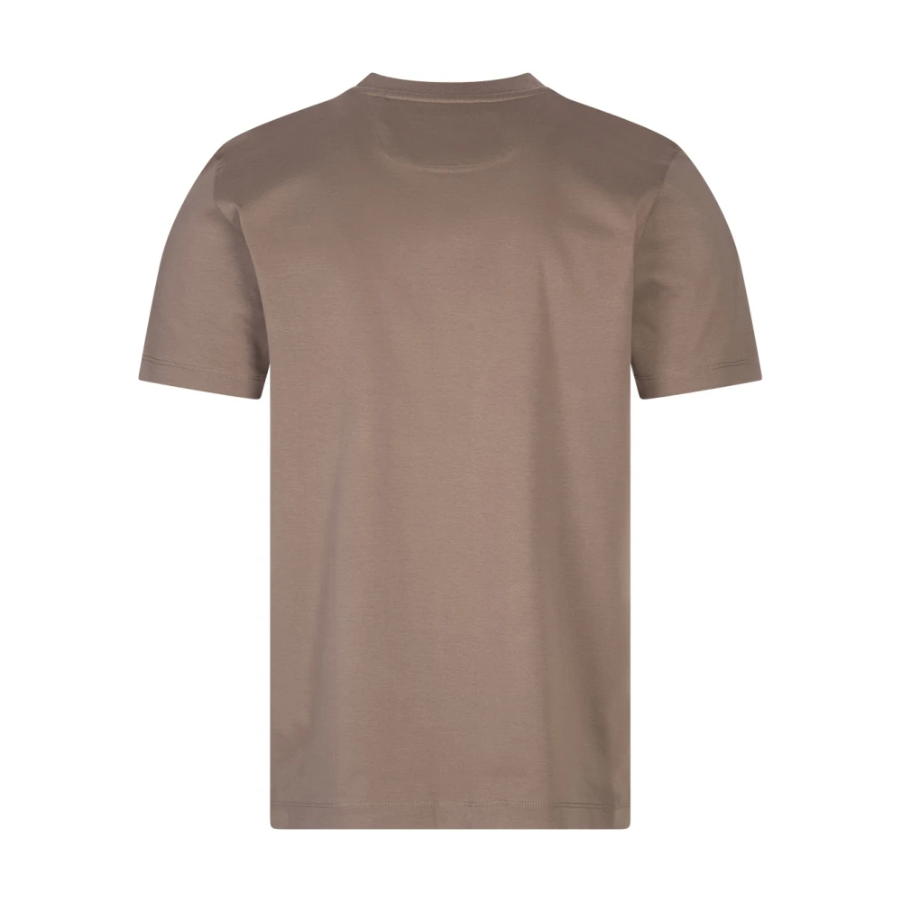 Hugo Boss Groen T-shirt met gemerceriseerde afwerking Green Heren