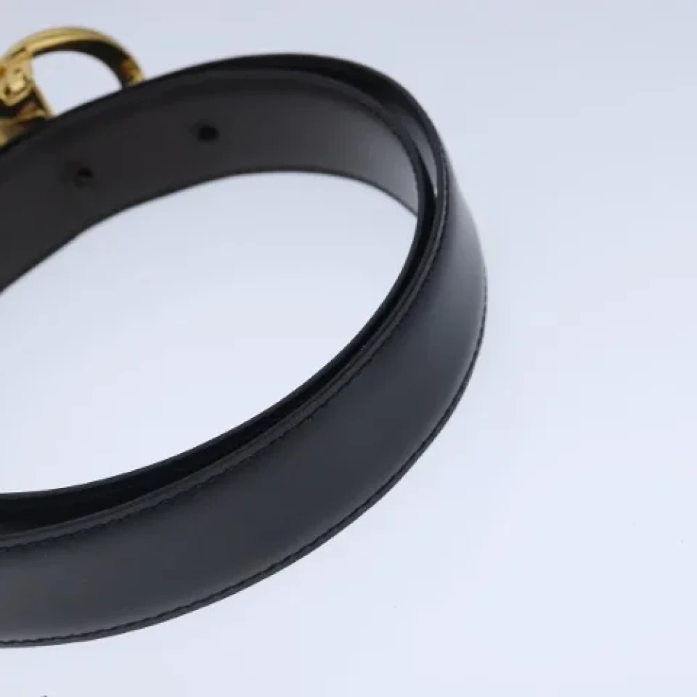Cartier Vintage Pre-owned Leather belts Black Dames