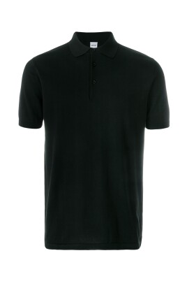 polo-en-coton-noir-design-extensible