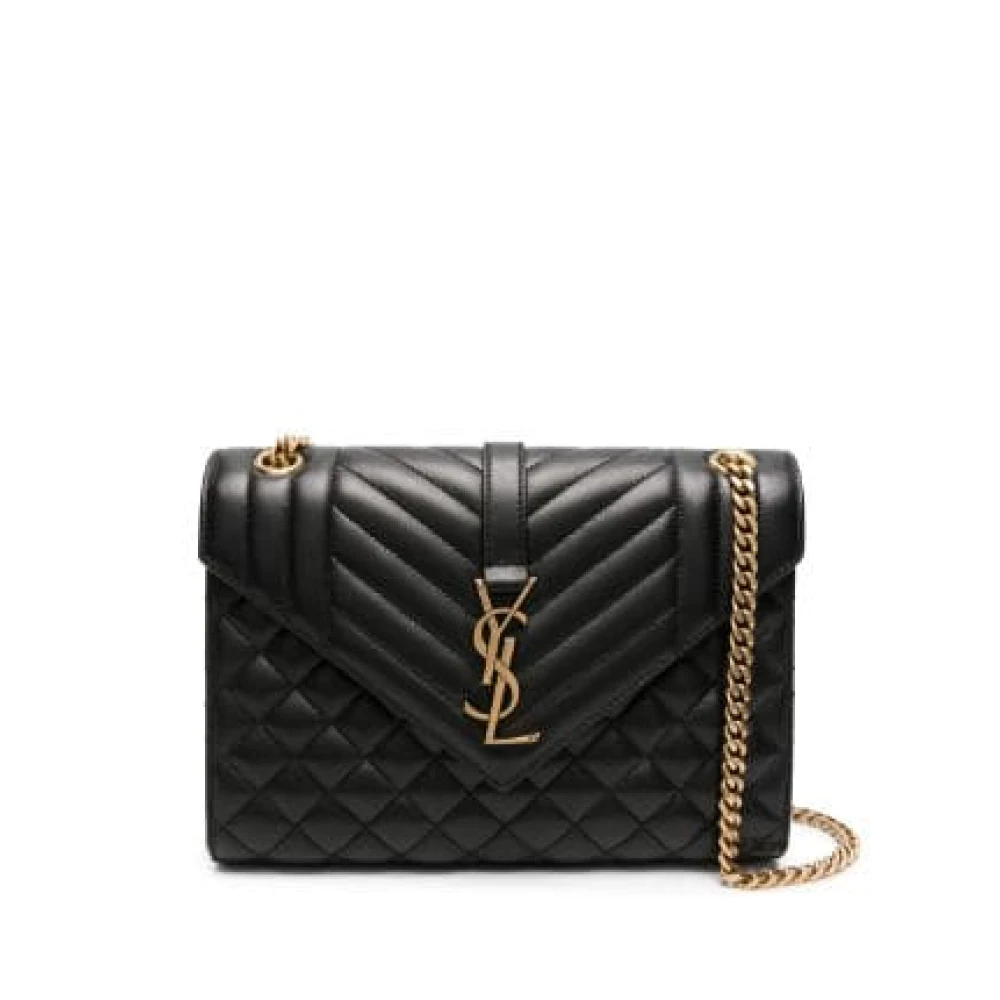Saint Laurent Stijlvolle Satchel Tas Black Dames
