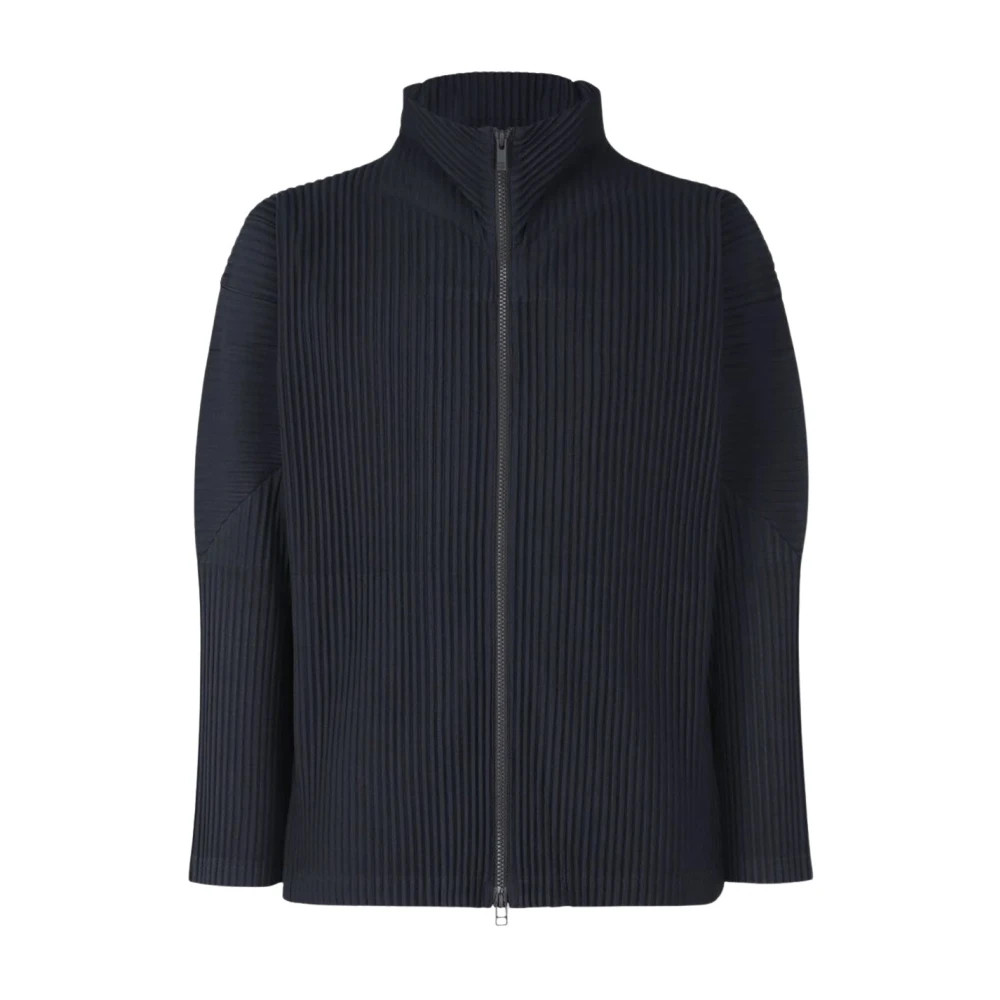 Issey Miyake Stijlvolle Herenjas Kleding Blue Heren