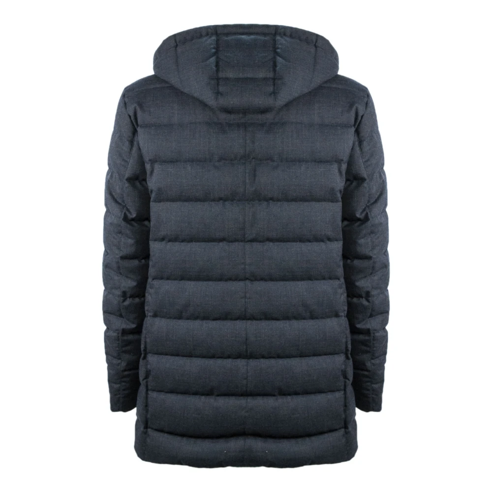 Herno Donzen Jas met Capuchon Blue Heren