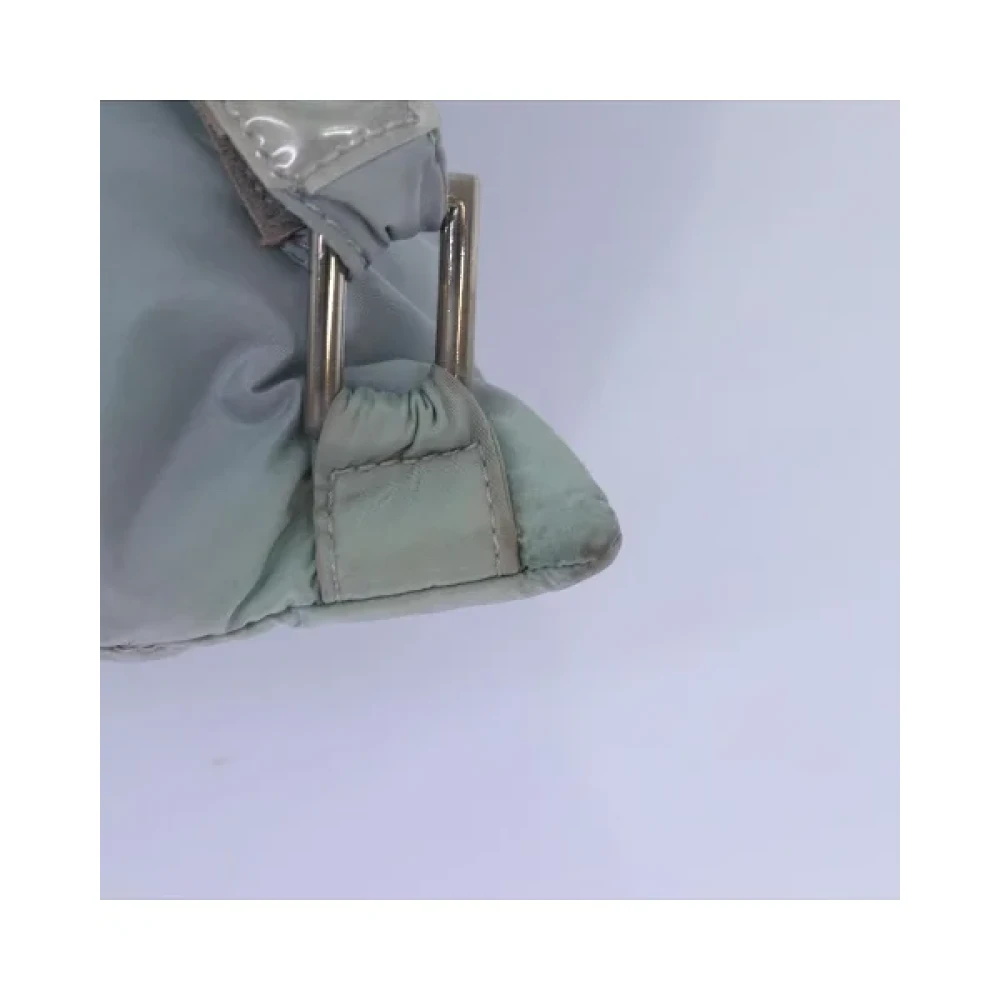 Prada Vintage Pre-owned Nylon backpacks Gray Dames