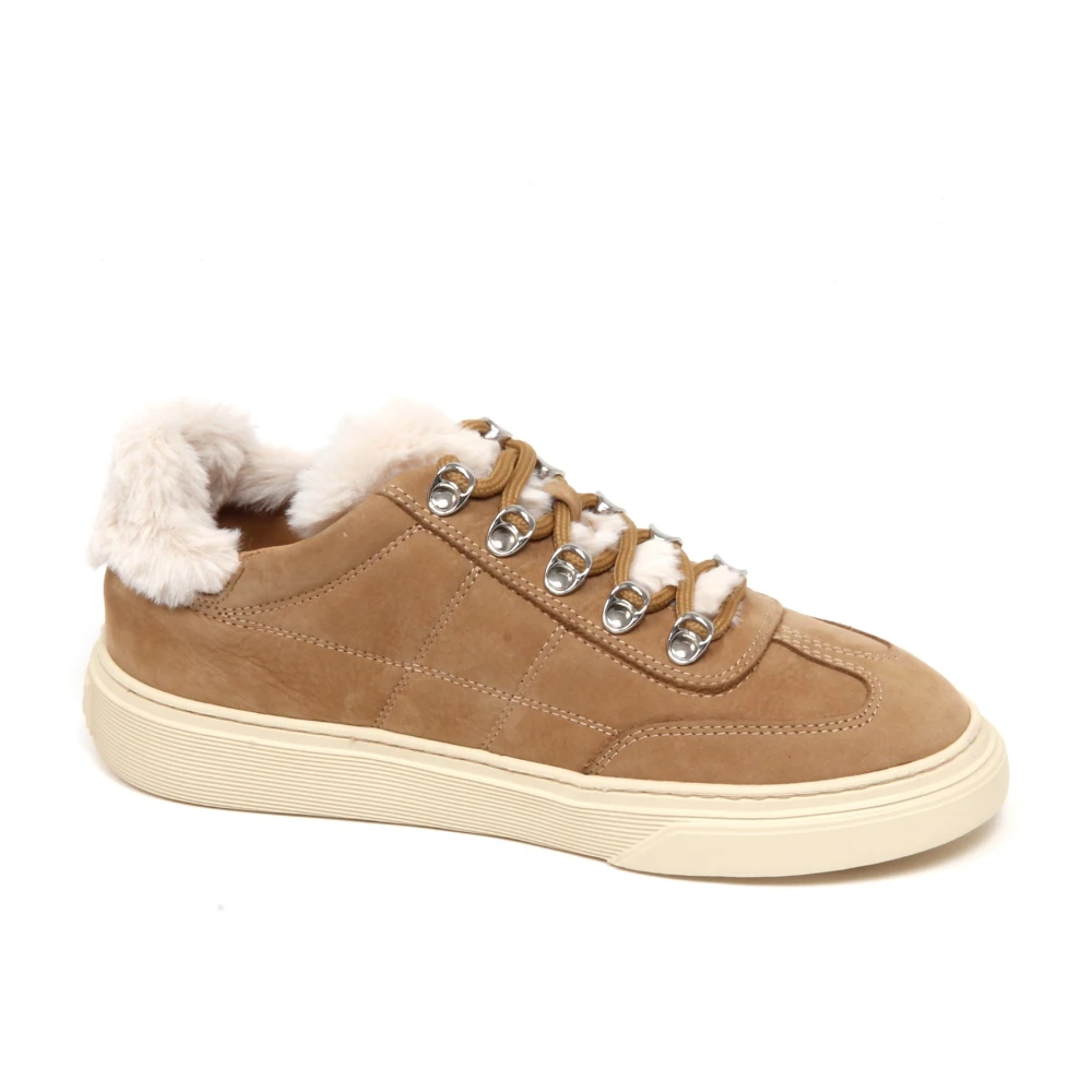 Hogan H365 Lage Sneakers Dames Schoenen Beige