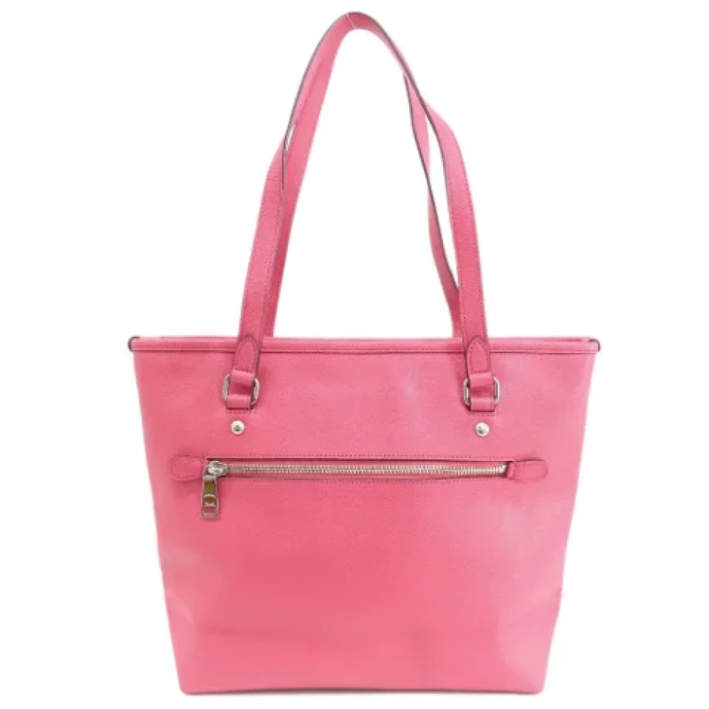 Coach Pre-owned Leather totes Pink Dames