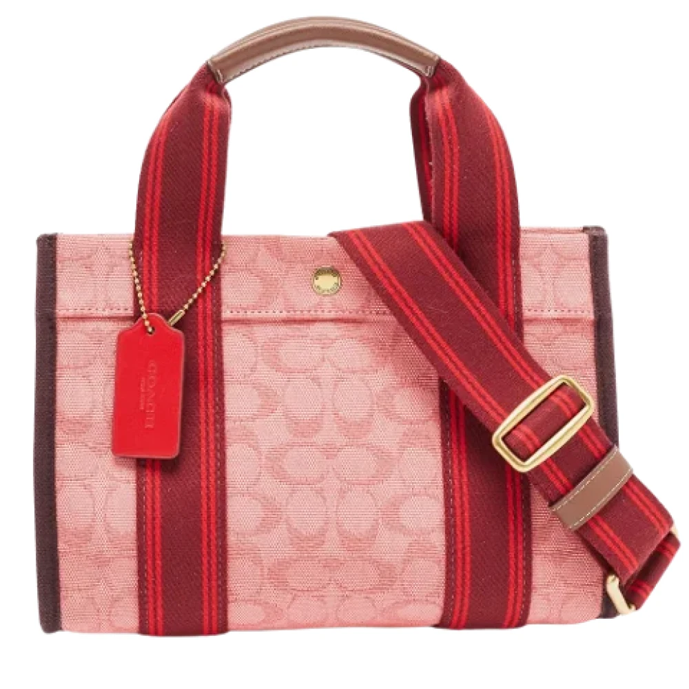 Coach Pre-owned Canvas totes Red Dames