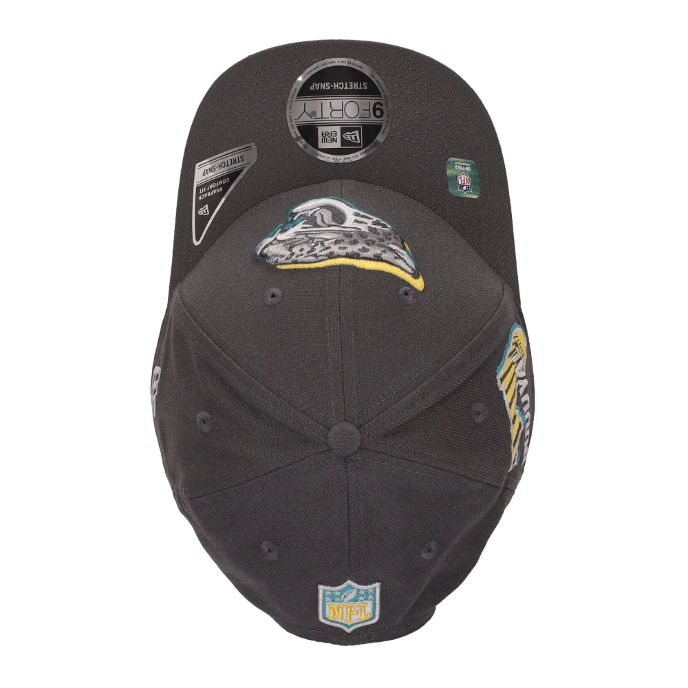 new era NFL Draft Curvy Visor Hat Snapback Gray Heren
