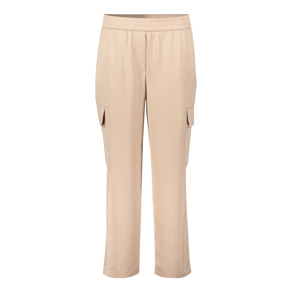 Betty & Co Casual broek met opgestikte zakken Beige Dames