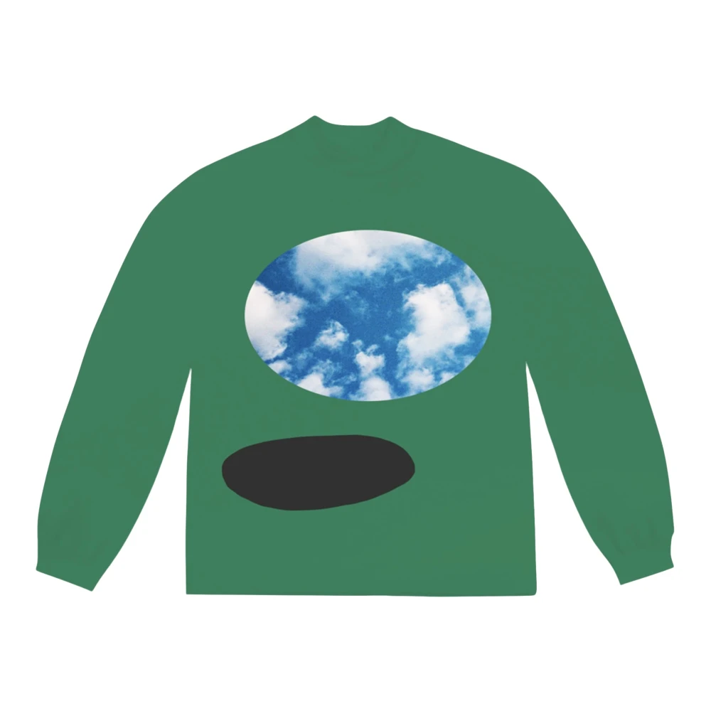 Cactus Plant Flea Market Kanye West JIK Longsleeve T-shirt Green Heren