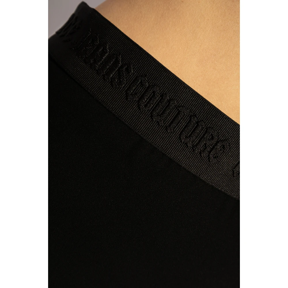 Versace Jeans Couture Rok met logo Black Dames