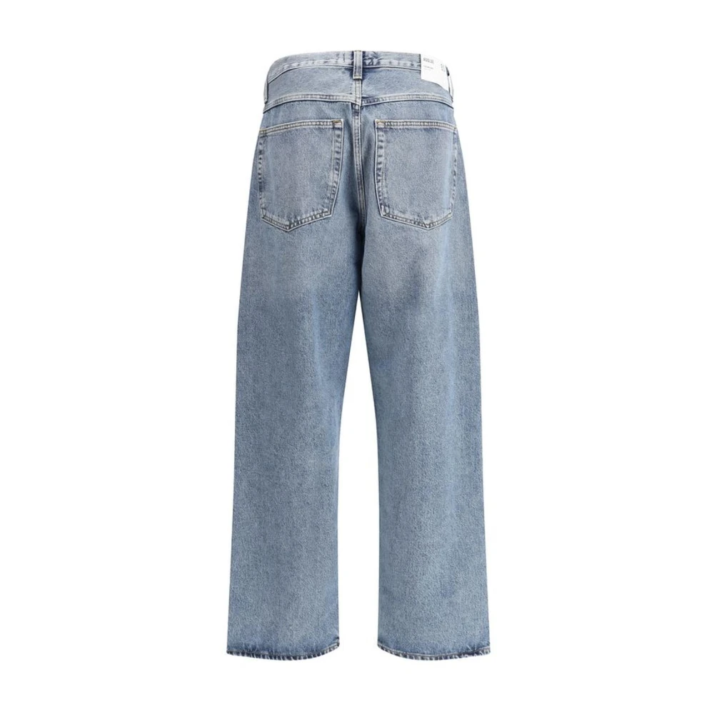 Agolde High-Waisted Five-Pocket Jeans met riemlussen Blue Heren