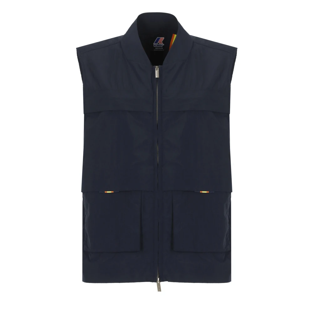 K-Way - Jackets > Vests - Blue - K-Way - Modalova