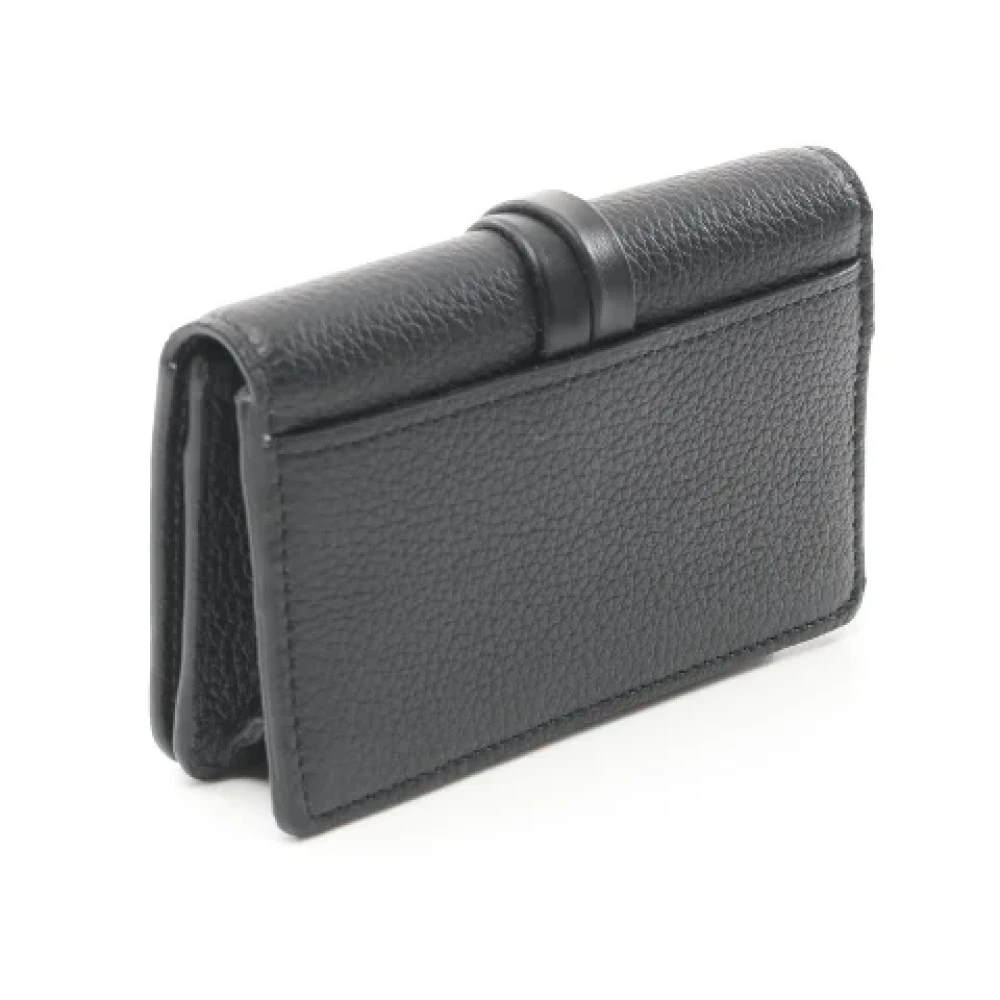 Chloé Pre-owned Leather wallets Black Dames