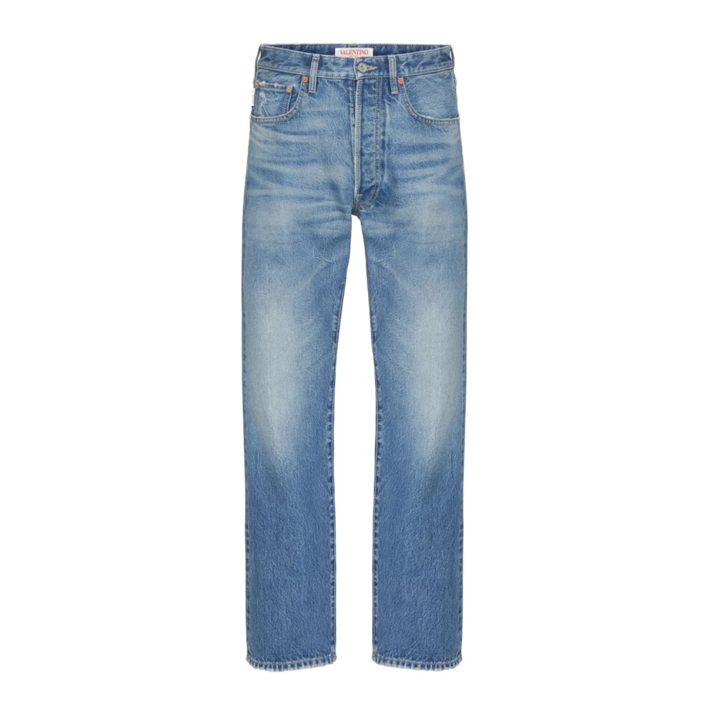 Valentino Garavani Blauwe Jeans Herenmode Aw24 Blue Heren
