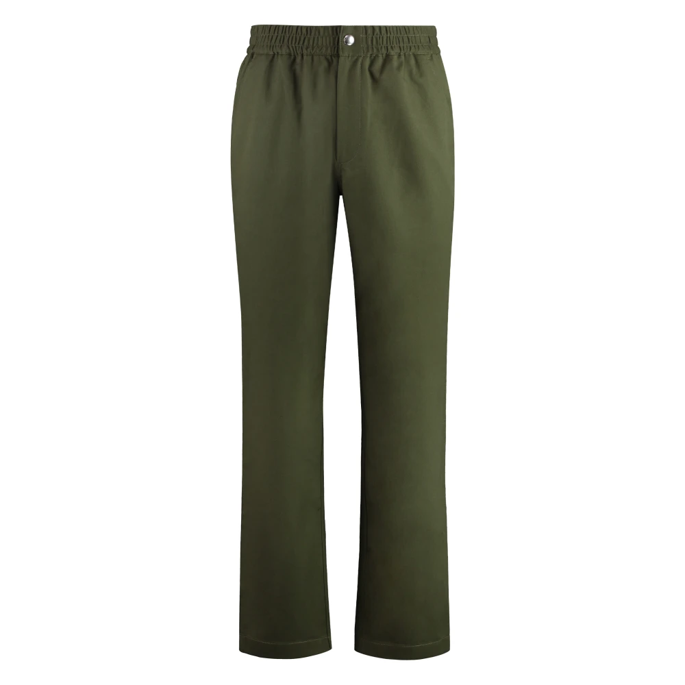 Maison Kitsuné Katoenen Broek met Zakken Green Heren