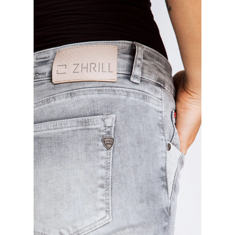 Zhrill Skinny Jeans Nova Grey Gray Dames