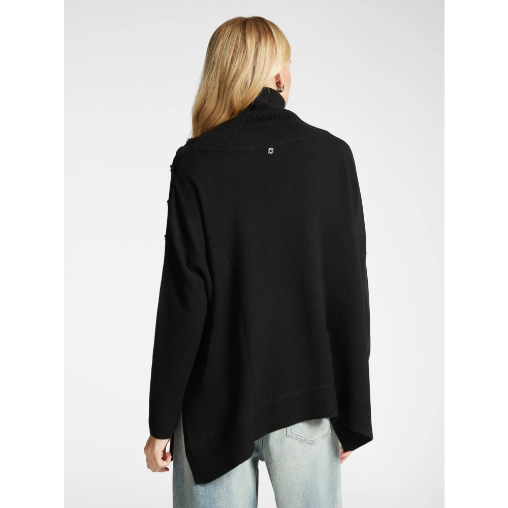 Elena Mirò Stijlvolle Maglia Shirt Black Dames