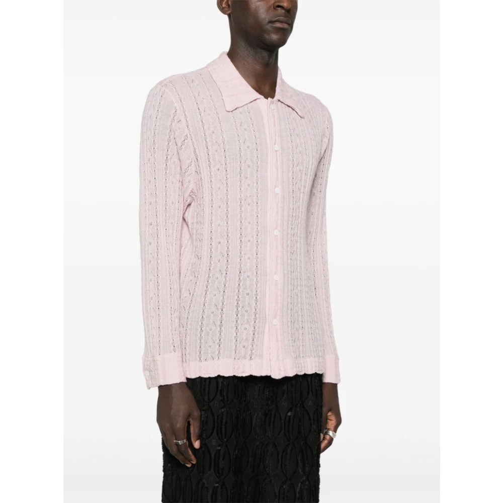 Séfr De Riku Shirt Pink Heren