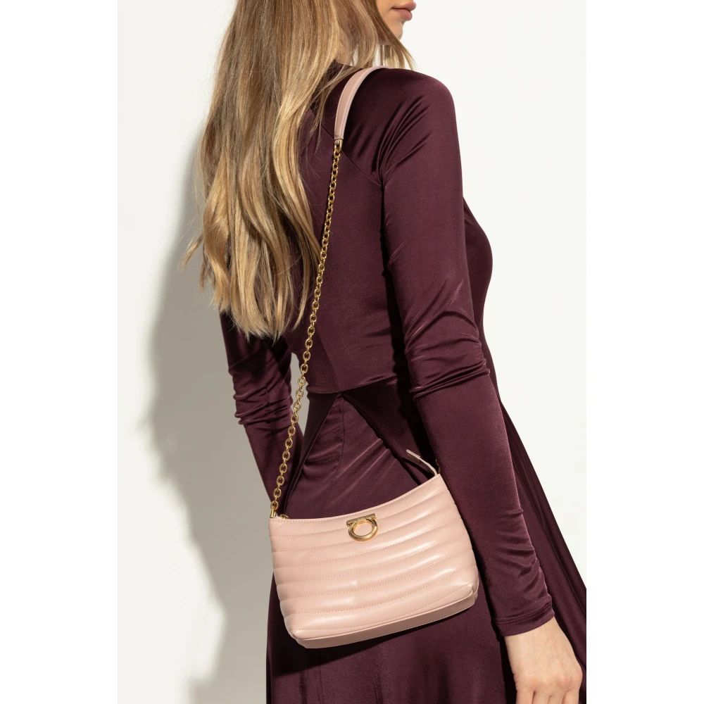 Salvatore Ferragamo Schoudertas Pink Dames