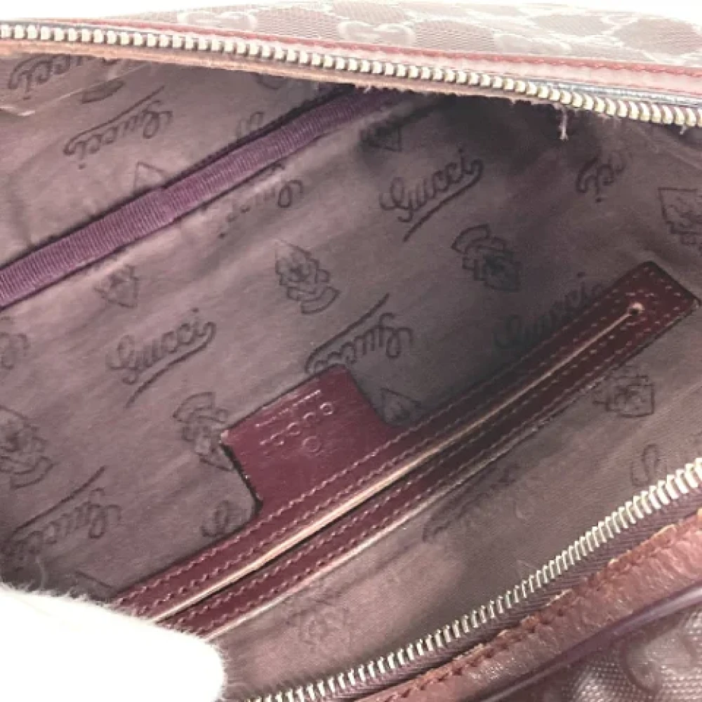 Gucci Vintage Pre-owned Canvas gucci-bags Purple Heren
