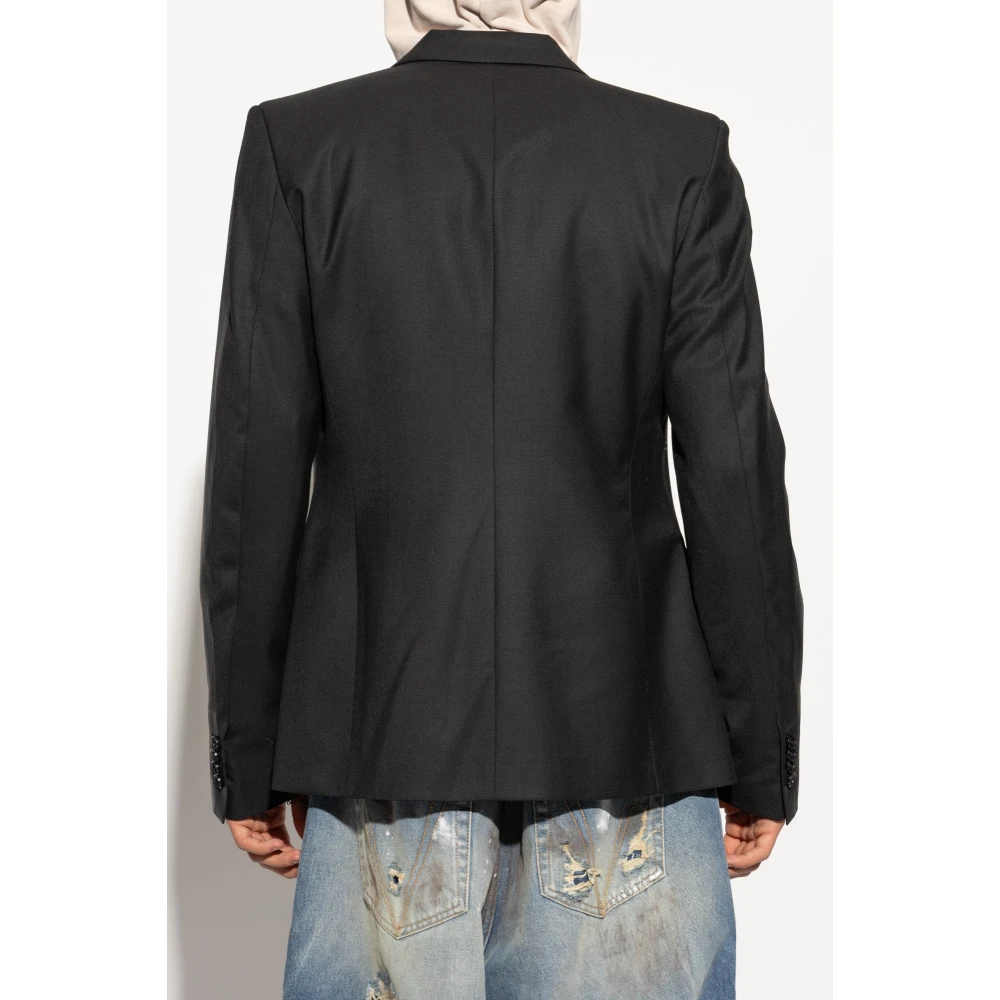 Diesel Blazer met open revers J-Phonix-Denim Black Heren