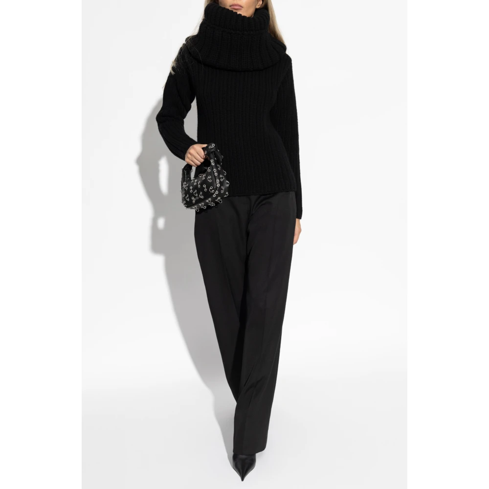 alexander mcqueen Wollen Turtleneck Black Dames