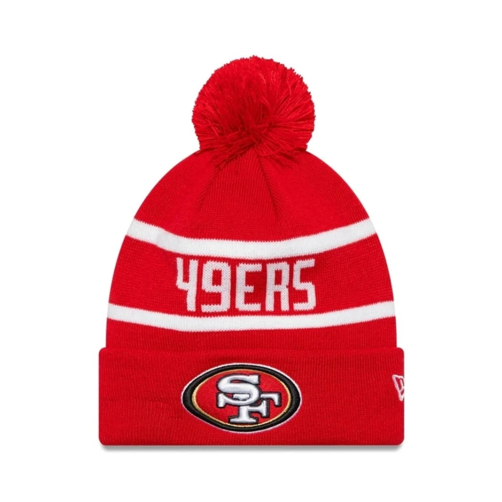 new era Rode 49ers NFL Beanie Muts Red Unisex