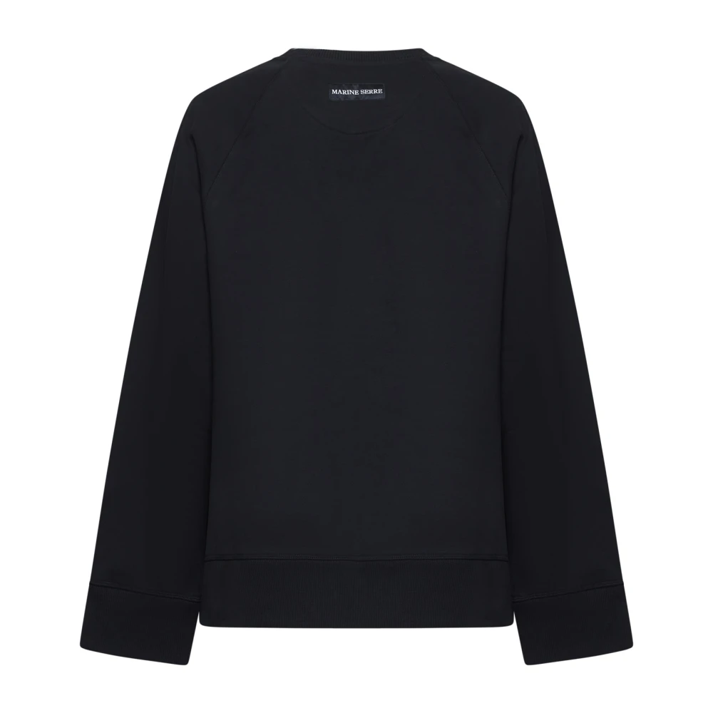 Marine Serre Zwarte Trui met Unieke Stijl Black Dames