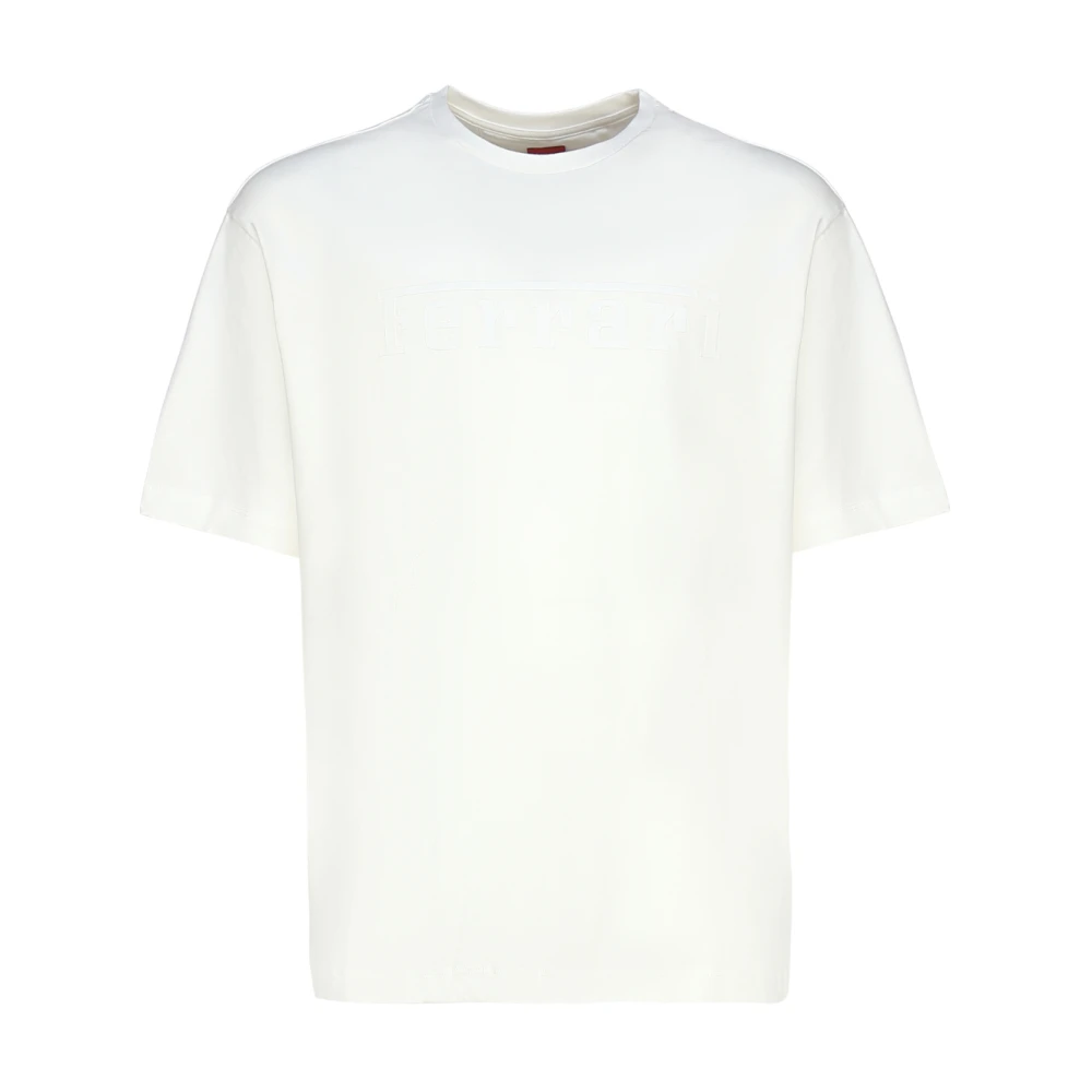 Ferrari T-Shirts White Heren