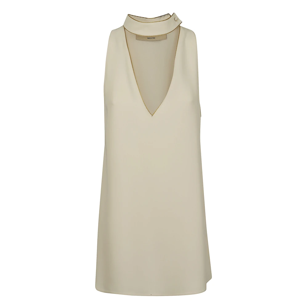 Valentino Garavani Donna Beige Top, S, New,