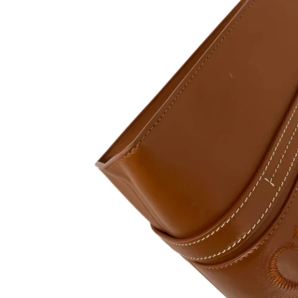 Chloé Pre-owned Leather handbags Brown Dames