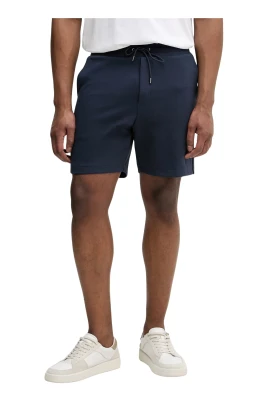 Logofickade shorts i bomullsblandning