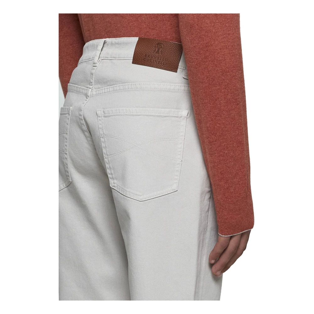 BRUNELLO CUCINELLI Stijlvolle Denim Jeans Gray Heren