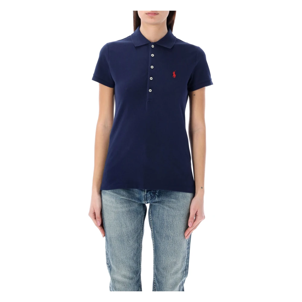 Ralph Lauren Klassieke Navy Polo Shirt Blue Dames
