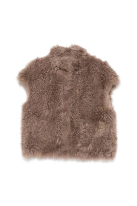 taupe-shearling-sleeveless-high-neck-waistcoat