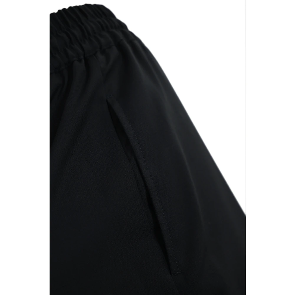 Max Mara Weekend Blauwe Wijde Pijp Broek van Wol Blue Dames