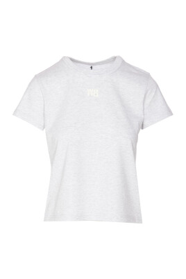 t-shirt-gris-avec-logo-col-rond-modele-crop