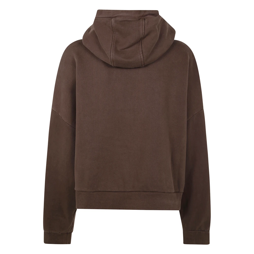 Entire Studios Stijlvolle Full Zip Jas Brown Dames