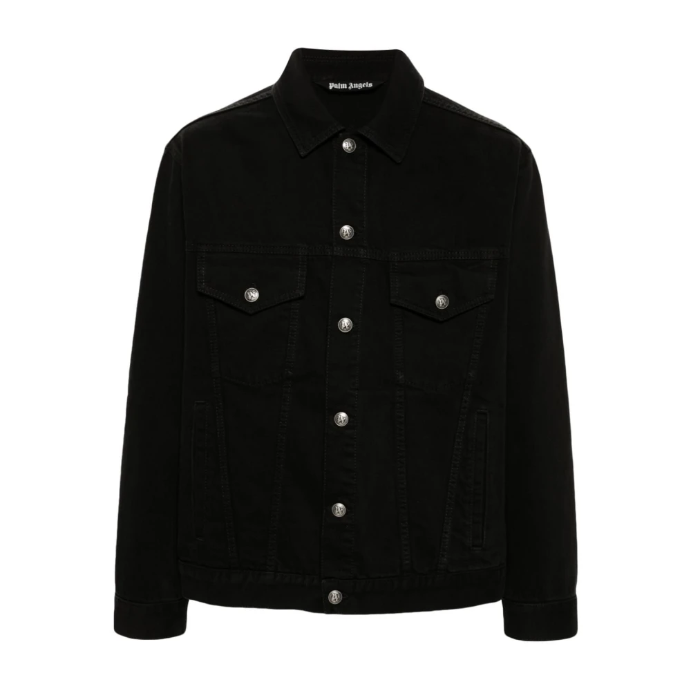 Jackets > Denim Jackets - - Palm Angels - Modalova